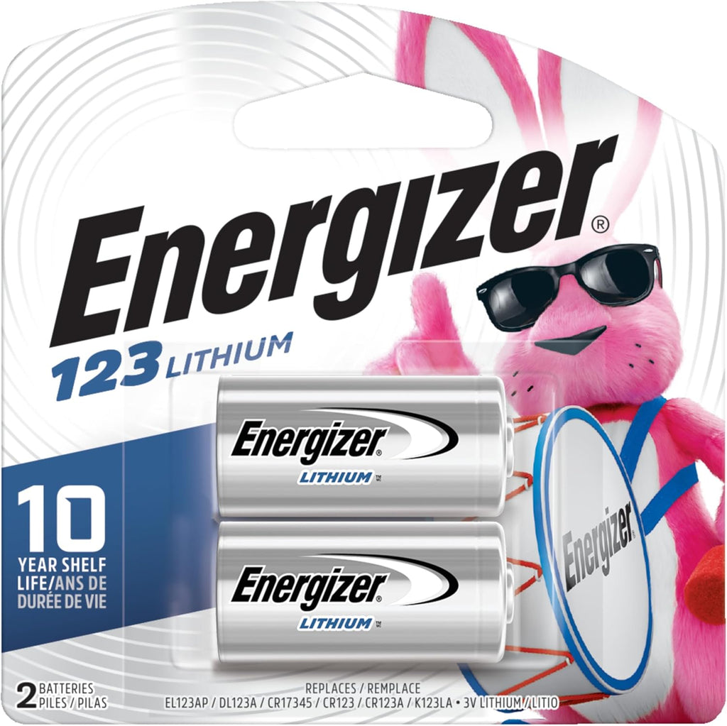 123 Batteries Lithium (2 Pack), 3V Photo Batteries